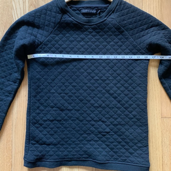 Lafayette Collection // Black Quilted Pullover - Picture 7 of 10